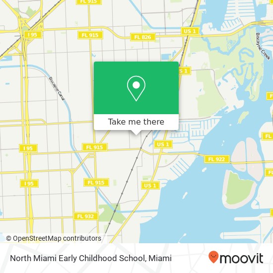 North Miami Early Childhood School map