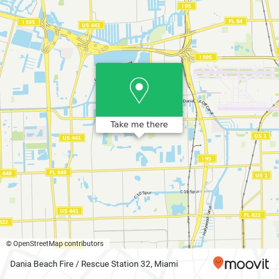 Dania Beach Fire / Rescue Station 32 map