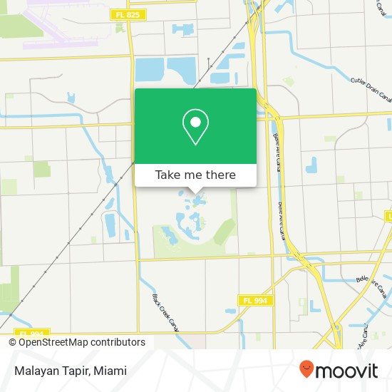 Malayan Tapir map