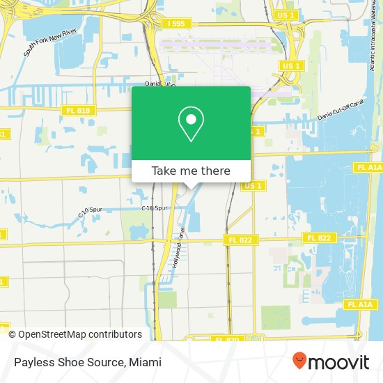 Mapa de Payless Shoe Source