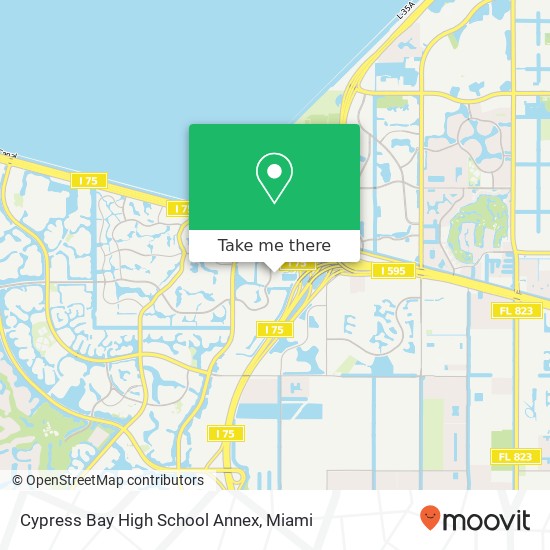 Cypress Bay High School Annex map