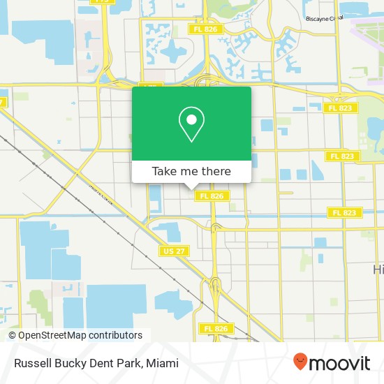 Mapa de Russell Bucky Dent Park