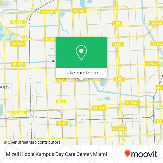 Mapa de Mizell Kiddie Kampus Day Care Center
