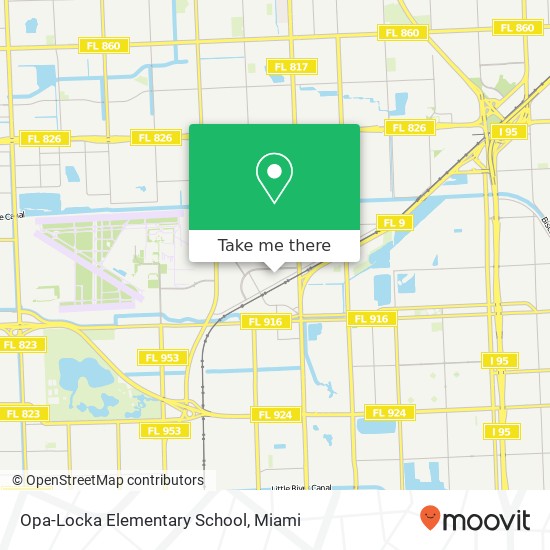 Mapa de Opa-Locka Elementary School