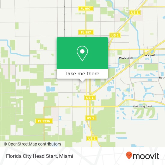 Florida City Head Start map