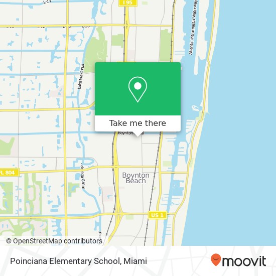 Poinciana Elementary School map