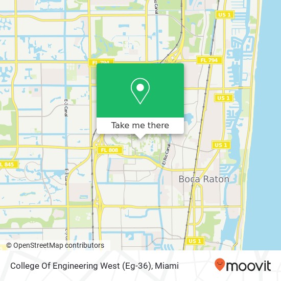 College Of Engineering West (Eg-36) map