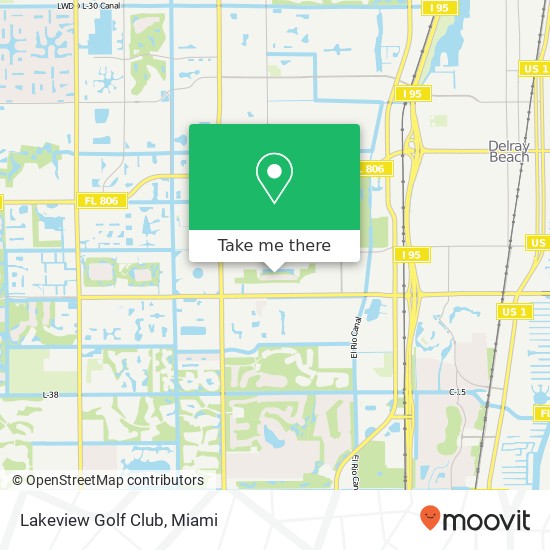 Mapa de Lakeview Golf Club
