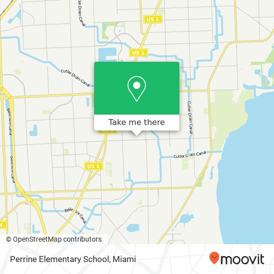 Perrine Elementary School map