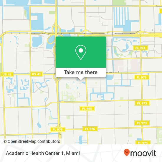 Academic Health Center 1 map