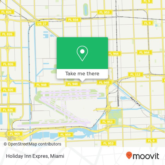 Mapa de Holiday Inn Expres