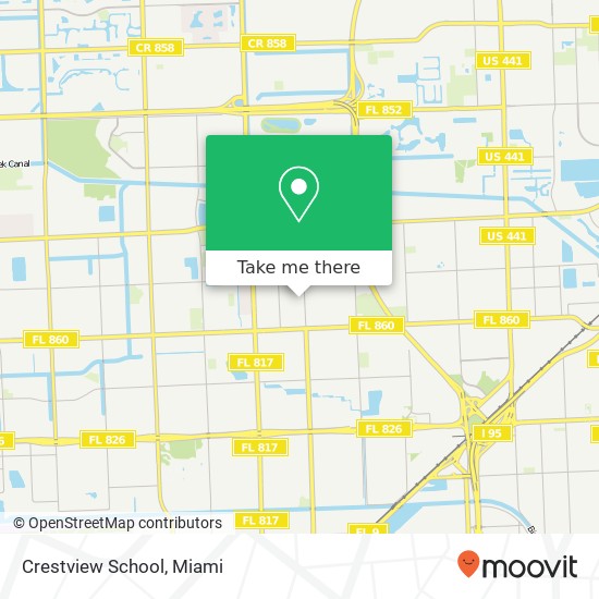 Mapa de Crestview School