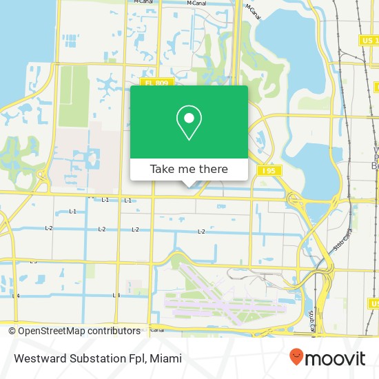 Westward Substation Fpl map