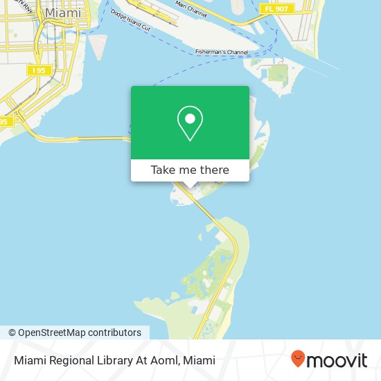 Mapa de Miami Regional Library At Aoml