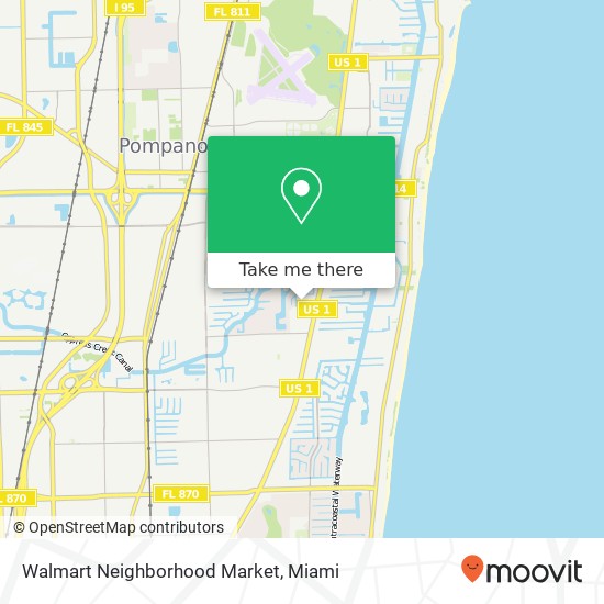 Walmart Neighborhood Market map