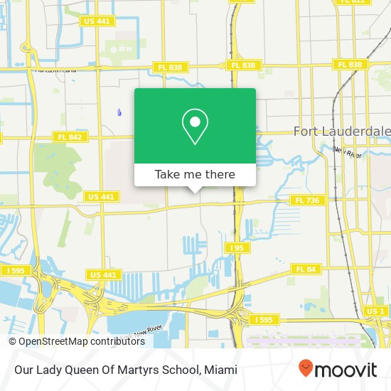 Our Lady Queen Of Martyrs School map
