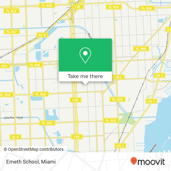 Mapa de Emeth School