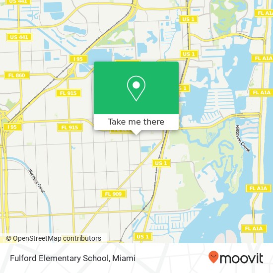 Fulford Elementary School map