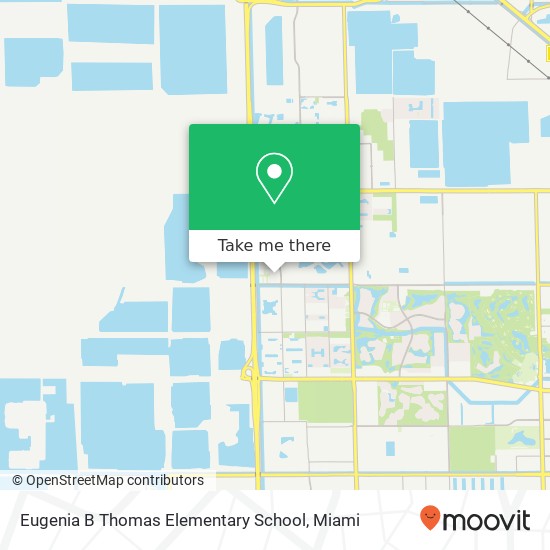 Eugenia B Thomas Elementary School map