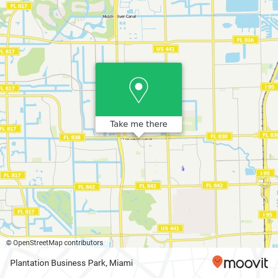 Plantation Business Park map