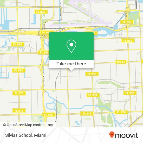 Silvias School map