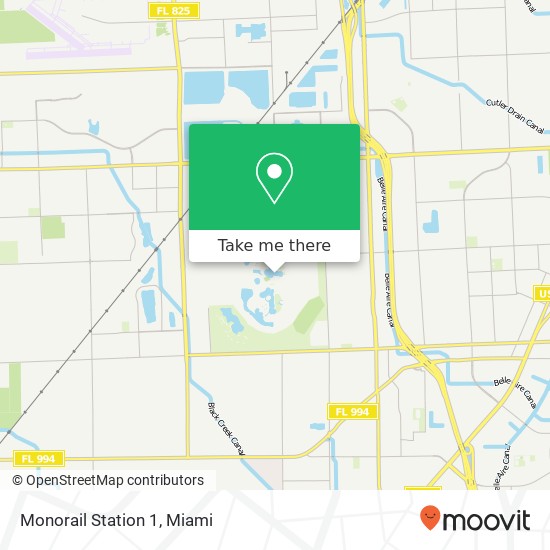 Mapa de Monorail Station 1