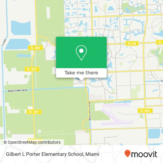 Gilbert L Porter Elementary School map