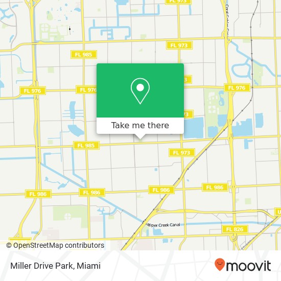 Mapa de Miller Drive Park