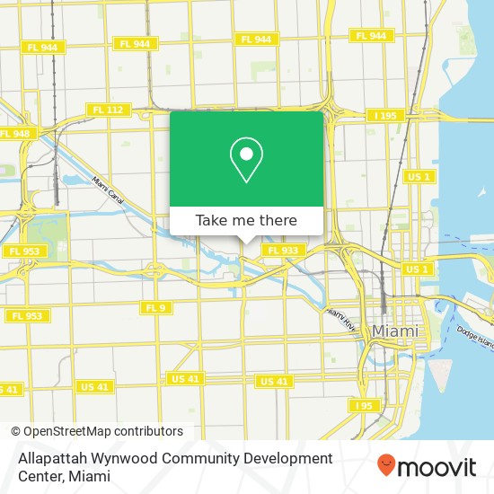 Allapattah Wynwood Community Development Center map