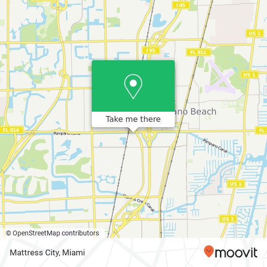 Mattress City map
