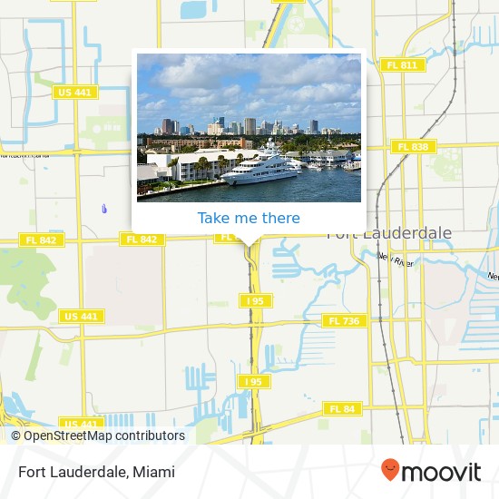 Fort Lauderdale map