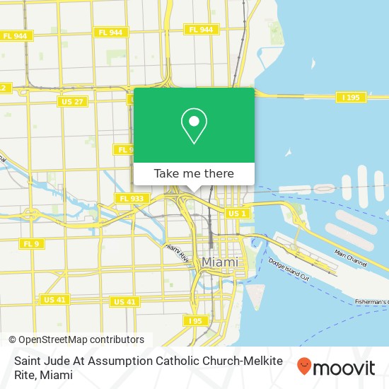 Saint Jude At Assumption Catholic Church-Melkite Rite map