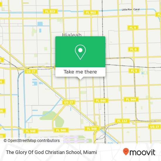The Glory Of God Christian School map