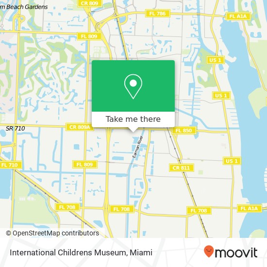 International Childrens Museum map
