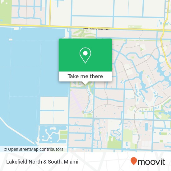 Lakefield North & South map