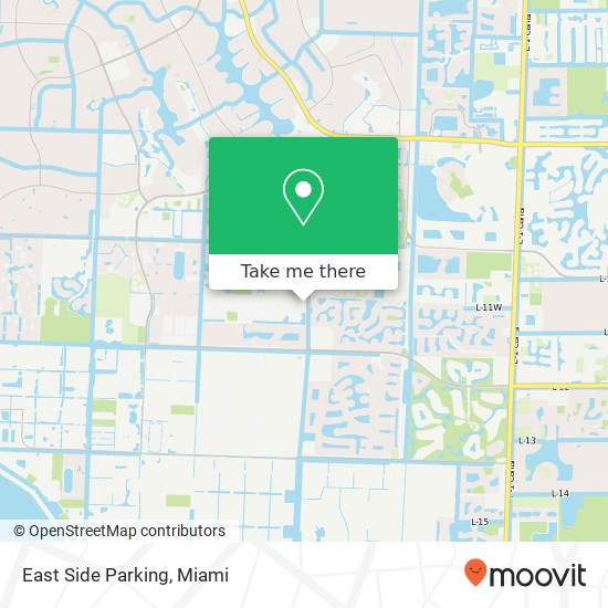 East Side Parking map