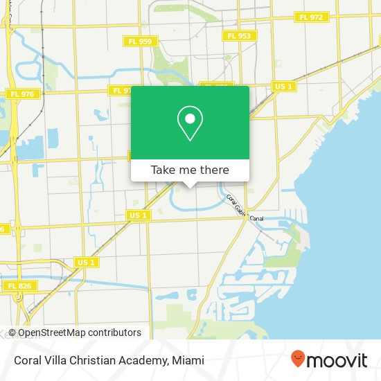 Mapa de Coral Villa Christian Academy