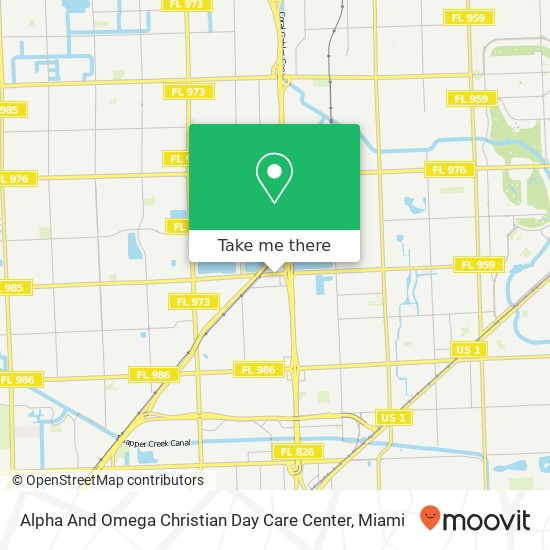 Alpha And Omega Christian Day Care Center map