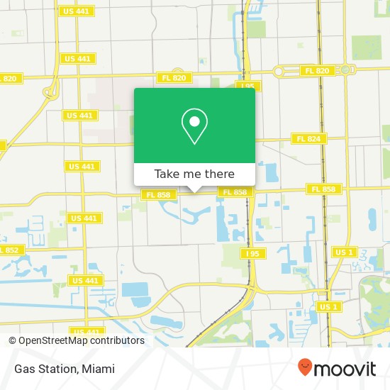 Gas Station map