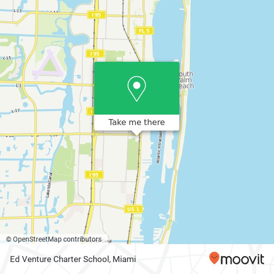 Mapa de Ed Venture Charter School