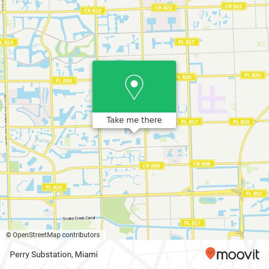 Perry Substation map