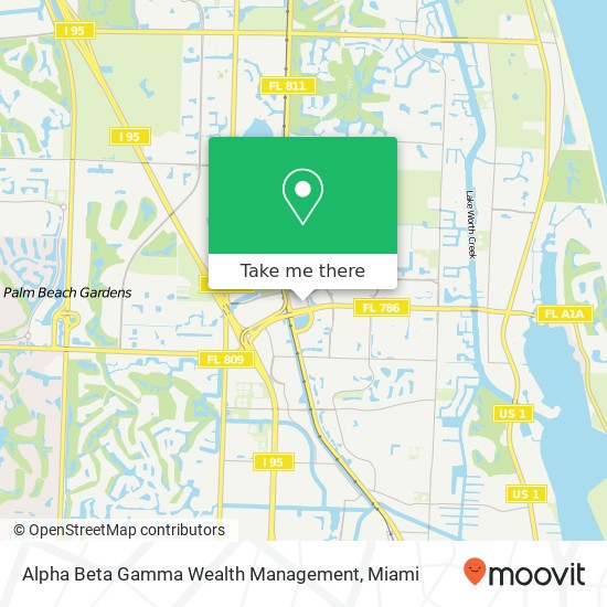 Alpha Beta Gamma Wealth Management map