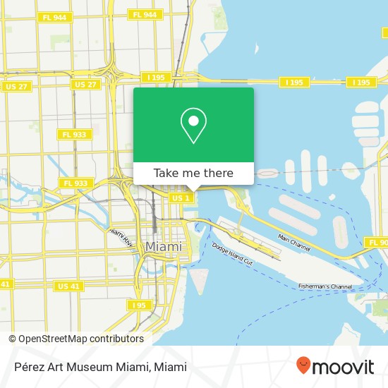 Pérez Art Museum Miami map