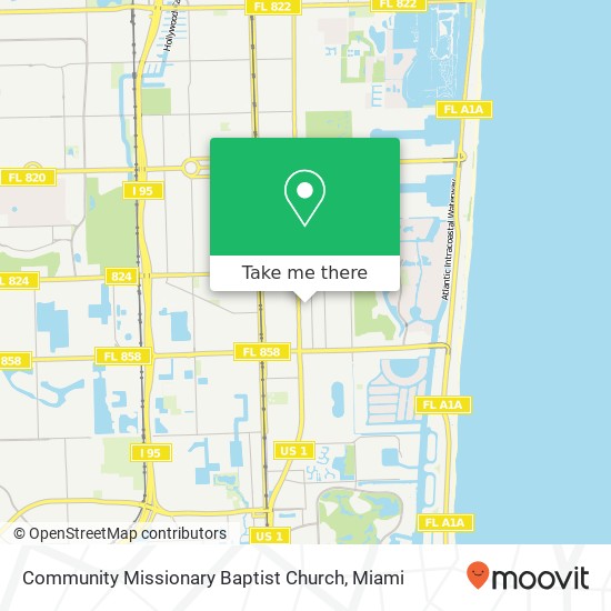 Community Missionary Baptist Church map