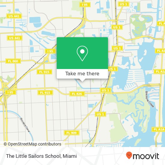 The Little Sailors School map