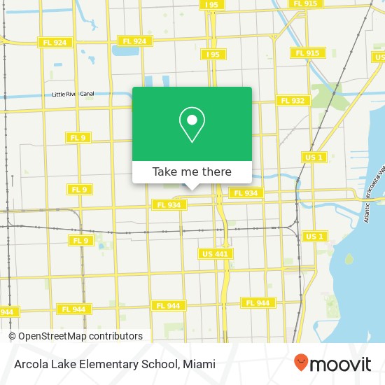 Arcola Lake Elementary School map