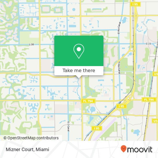 Mizner Court map