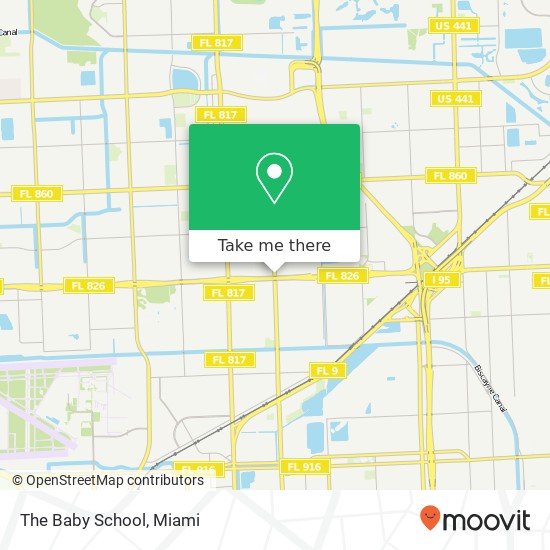 Mapa de The Baby School