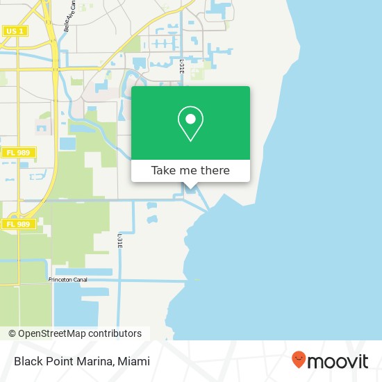 Black Point Marina map