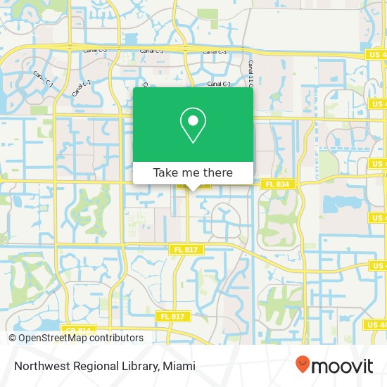 Northwest Regional Library map